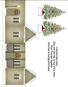 an image of a paper model of a house with two floors and three stories on each floor