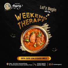 Weekend Therapy
Social Media Motton Chicken Post Food Creatives Social Media, Restaurant Creative Ads, Beef Vindaloo, Weekend Therapy, India Palace, Food Videography, Restaurant Social Media, Restaurant Poster