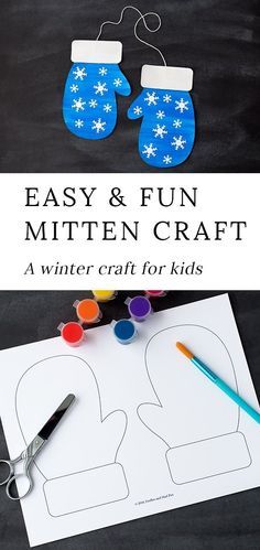 an easy and fun winter craft for kids