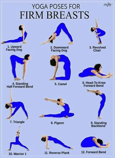 Latihan Dada, Yoga Information, Yoga Facts, Breast Workout, Bodyweight Workout Beginner, Daily Yoga