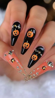 #FallNails #NailTrends2024 #AutumnVibes #MatteNails #nailart #naildesign #nailcolor #nailpolish #summernails #springnails #pinknails #rednails #acrylicnails #alomondnails #nailcare #winternails #whitenails #nailsalon #frenchnails #shortnails #bluenails #blacknails #nudenails #gelnails #halloweennails #simplenails #greennails #purplenails #nails #autumnnails #squarenails #longnails #coffinnails #longcoffinnails #shortcoffinnails #nailtrends #fashionnails #fallnailstrendy #spookynails Pumpkin Nail Designs, Style For Autumn, Pumpkin Nail, Halloween Nail Ideas, Pastel Nail Art, Checkered Nails, Black Halloween Nails, Elegant Manicure, Halloween Acrylic Nails