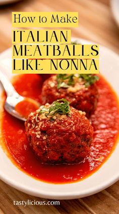 italian meatballs like nonna recipe | italian meatballs like nonna | Nonna's Homemade Italian Meatballs | best italian meatballs recipe | old fashioned italian meatballs | italian beef meatball recipe | italian meatball recipe easy | traditional italian meatballs in tomato sauce Winter Italian Dishes, Moist Meatballs Italian, Old Fashioned Meatballs, Nonna Recipes Italian Foods, Large Italian Meatball Recipes, Italian Pork Meatballs Recipe, Tender Italian Meatballs