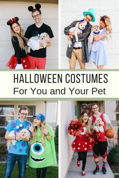 halloween costumes for you and your pet that are easy to make with the kids at home