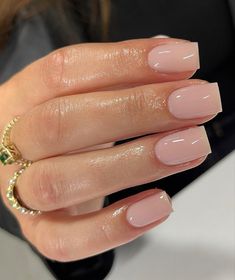 Nude Nail Designs, Subtle Nails, Work Nails, Basic Nails, Casual Nails, Her Nails, Short Square Acrylic Nails, Soft Nails, Acrylic Nails Coffin Short