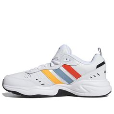 White Three Stripes Sneakers For Jogging, Adidas Casual Sneakers With Athletic Fit, Adidas Casual Athletic Sneakers, Casual White Sneakers With Three Stripes, Adidas Neo, Marathon Running Shoes, Sneakers Adidas, Marathon Running, Low Top Sneakers