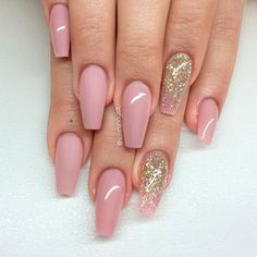 Pink Acrylic Nail Designs, Light Pink Acrylic Nails, Blush Pink Nails, Coffin Shape, Coffin Shape Nails, Coffin Nails Long, Acrylic Nail Art