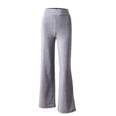 High Waist Silver Wide Leg Casual TrousersFabric name: Silver silk clothMain fabric composition: polyester fiber (polyester)The content of main fabric composition: 91%-99%Main fabric composition 2: spandexThe content of main fabric component 2: 10% or lessLining composition: polyester fiber (polyester)Lining ingredient content: 91%-99%Size Chart: Shiny Solid Color Party Bottoms, Shiny Solid Color Bottoms For Party, Solid Shiny Party Bottoms, Solid Shiny Bottoms For Party, Elegant Silver Sequined Pants, Elegant Shiny Fitted Bottoms, Glamorous Silver Pants For Fall, Elegant Fitted Shiny Bottoms, Silver Elegant Evening Bottoms