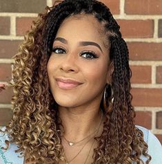 14 Inch Goddess Box Braids - Crochet Hair with Curly Ends – Pure Hair Gaze Traditional Braids, Chrochet Braids, Goddess Box Braids Crochet Hair, Box Braids Crochet, Goddess Box Braids, Tan Skin Blonde Hair, Crochet Box Braids, Curly Crochet Hair Styles, Hair Crochet