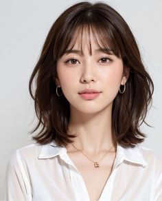 #haircut #hair #haircutting Korean Short Hair, Bangs With Medium Hair, Asian Short Hair, Hair Inspiration Short, Shot Hair Styles, Haircuts For Medium Hair, Haircuts Straight Hair, Short Hair With Bangs, Asian Hair