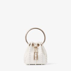 Micro Bon Bon Jimmy Choo Bridal, Statement Handbag, Designer Wedding Shoes, Fringe Crossbody Bag, Modern Monochrome, Bridal Bag, Pointed Pumps, Latest Bags, Leather Handbags Women