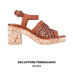 A Woven Leather Sandal With A Cork Midsole That Channels Vintage Vibes. Fits A 7 Wide Or Can Also Fit A Size 8. I Tried Them On Which I Am A Size 8 And Fit Great! - Style Name:Laser - Made In Italy - Heel Height 2.93 Inches, Platform Height 0.98 Inches - True To Size - Open Toe - Woven Soft Leather Construction - Adjustable Side Buckle Strap Closure - Cork Midsole - Block Heel Elegant Brown Sandals With Woven Sole, Elegant Brown Woven Leather Sandals, Formal Brown Sandals With Woven Leather, Spring Woven Calf Leather Sandals, Luxury Brown Woven Leather Heels, Summer Woven Calf Leather Sandals, Formal Leather Sandals With Woven Sole, Luxury Brown Sandals With Woven Sole, Designer Woven Leather Sandals In Calf Leather