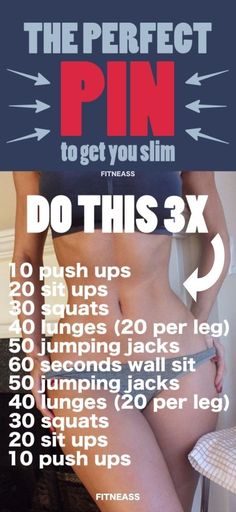 the perfect pin to get you slim do this 3x