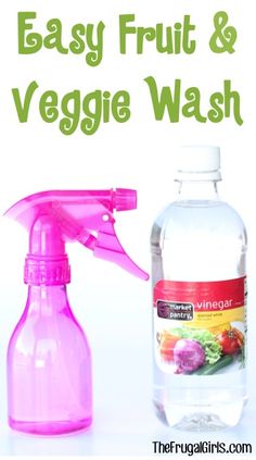 an easy fruit and veggie wash is the perfect way to keep your hands fresh