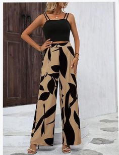 Western Wear Dresses, Coachella Dress, Womens Camisoles, Western Wear For Women, Printed Wide Leg Pants, Special Dresses, Co Ord Set, Fashion Aesthetic, Vacation Outfits