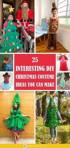 25 interesting diy christmas costume ideas you can make for the kids in your life