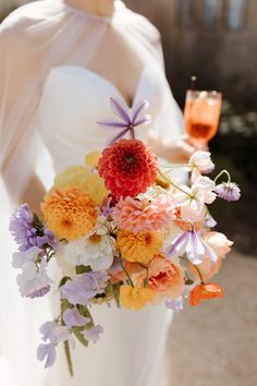 Cosmos bouquet
Zinnia bouquet 
Sweet pea bouquet 
Dahlia bouquet Bright Dahlia Bouquet, Small Colourful Bridal Bouquet, Lilac And Orange Wedding Flowers, Small Summer Bouquet, Vibrant Summer Wedding Flowers, Bright Summer Flowers Wedding, Bridesmaid Bright Flowers, Bright Colorful Wedding Bouquet, Small Colourful Bouquet