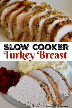 this slow cooker turkey breast is the best way to cook it