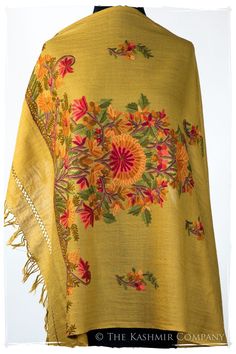 Sunflowers, roses, tulips, lavender. The fields of Provence are awash with colorful blooms in the springtime, turning the landscape into a veritable fairytale. Capture the beauty for yourself with the Provence Shawl. Vivid hues of purple, poppy and azul adorn the lush green backdrop, while the whimsical floral and butterfly pattern is fun yet sophisticated enough for dinner with friends at Atelier Crenn. The Provence Shawl lets you bring a little bit of France to your Northern California wardrob Tulips Lavender, Sunflowers Roses, Hand Dyed Shawl, Purple Poppy, Green Backdrops, Dinner With Friends, Wool Shawl, Butterfly Pattern, The Landscape