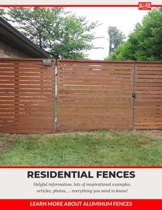 NA Atlanta Homes, Vinyl Fence