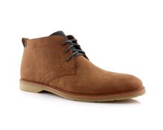 Collection: Ferro Aldo Classic Chukka boots designed with contrast textures Lace-up closure for an adjustable fit Removable memory foam insoles Quality transparent rubber outsoles Upper: faux leather Lining: faux leather and fabric Structure Design, Desert Boots, Mens Casual, Designer Boots, Office Wear, Suede Heels, Chukka Boots, A Team, Memory Foam