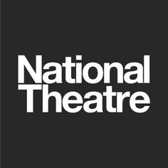 the national theatre logo on a black background