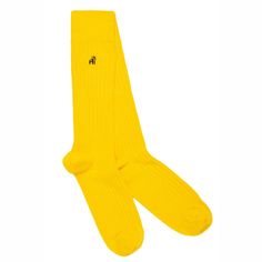 The Details   Sizing & Care   Delivery  When it comes to adding style to your look, all you need is the perfect pair of socks. This bright Banana Yellow ribbed pair is knitted from our unique breathable bamboo blend offering the perfect touch of stand out style you can wear with any outfit. Featuring a reinforced heel and toe as well as hand linked seams for added comfort, no sock on the market comes close in terms of softness, fit and durability. UK Shoe Size: 7-11 US Shoe Size: 8-12 EU Shoe Si Cheap Novelty Yellow Socks, Cheap Funny Yellow Socks, Affordable Yellow Playful Socks, Affordable Playful Yellow Socks, Cheap Playful Yellow Socks, Yellow Bamboo, Banana Yellow, Bamboo Socks, Yellow Fashion