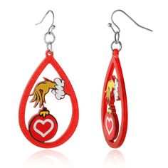 Embrace the heartwarming spirit of the holidays with these Dr. Seuss Grinch Hand Heart Ornament Dangle Earrings. Featuring the Grinch's hand holding a heart-shaped ornament, these earrings capture the transformation of the beloved character from mischievous to merry. Grinch Hand, Dr Seuss Grinch, Grinch Hands, Hand Heart, Ghost Earrings, Earring Trends, Heart Hands, Sneaker Dress Shoes, Hoop Earring Sets