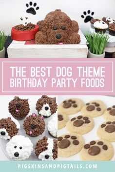 the best dog theme birthday party foods