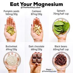 24 Charts That Show How Easy It Is To Go Vegan Magnesium Foods, Foods High In Magnesium, Magnesium Rich Foods, Healthy Food Choices, Vegan Diet