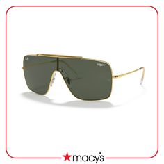 in stock Classic Gold Shield Sunglasses For Formal Occasions, Gold Polarized Shield Sunglasses For Formal Occasions, Modern Gold Shield Sunglasses For Formal Occasions, Modern Gold Shield Sunglasses For Formal Events, Trendy Gold Shield Sunglasses For Formal Occasions, Classic Gold Sunglasses For Spring, Classic Gold Shield Sunglasses For Summer, Casual Gold Shield Sunglasses With Mirrored Lenses, Modern Gold Sunglasses For Spring