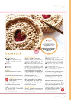 the crochet project is featured in this article, which shows how to make an easy