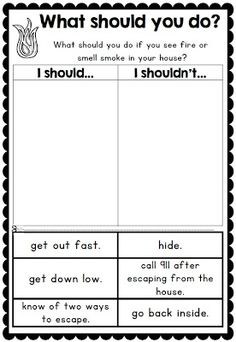 a worksheet with words and pictures to help students understand what they are doing