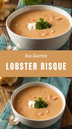 Ina Garten Lobster Bisque Recipe Lobster Stock Recipes, Keto Lobster Bisque, Gluten Free Lobster Bisque, Lobster Chowder Recipe Nova Scotia, Easy Shrimp Bisque Recipe, Seafood Stock Uses, Lobster Crab Bisque, Easy Lobster Bisque Recipe