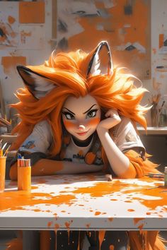 The idea for a fabulous avatar💫- идея для Аватарки 🙃 Fox Costume, Demi Human, Pretty Artwork, Gamer Pics, Animal Totems, Fantasy Character Design, Fantasy Art