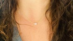 This beautiful and dainty baguette necklace is available in thick and durable rhodium plated .925 sterling silver or 14K gold plated .925 sterling silver. The CZ stone is approximately 4x6mm. The natural ashes will be set behind the stone so the stone color may vary depending on the ash color showing through. Mailing instructions for your ashes can be found on the main page of the website. Please mail them to me ASAP. You can order a prepaid shipping kit if you would like, but it is not required Dainty Sterling Silver Jewelry With Baguette Diamonds, Dainty White Jewelry With Baguette Diamonds, Dainty Baguette Cut Diamond Necklace, Dainty White Baguette Diamond Jewelry, Delicate Baguette Diamond Jewelry Gift, Delicate Baguette Diamond Necklace Gift, Delicate Baguette Cut Jewelry For Gifts, Dainty Baguette Cut Jewelry Gift, Delicate Everyday Jewelry With Baguette Diamonds