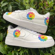 New Custom Handmade Air Force 1s Using Authentic Nike Shoes. Rainbow Butterfly Design. Double Sealed To Prevent Peeling And Fading. Women’s Sizes Listed. Nike Custom Sneakers For Spring, Spring Nike Custom White Sneakers, Spring Multicolor Nike Custom Sneakers, Spring Nike Custom Multicolor Sneakers, Nike Custom Multicolor Sneakers For Spring, Nike Multicolor Custom Sneakers For Spring, Takashi Flower, Denim Applique, Af1 Shoes