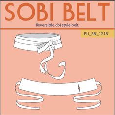 the cover of sobi belt's book, reverseable obi style belt