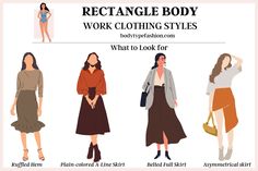 Best Work Clothing Styles for Rectangle Body Shape Belted Top Outfit, Women Belt Outfit, Triangle Body Shape, Functional Wardrobe