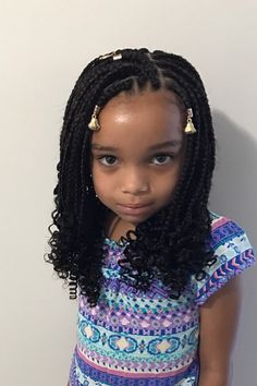 Box Braids for Kids Crotchet Box Braids, Box Braids Bun, Kids Box Braids, Protective Braids, Amazing Wedding Makeup, Jumbo Box Braids, Colored Braids, Braided Bun Hairstyles