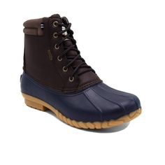 Product Details About This Item Sole Material Rubber Outer Material Leather Closure Type Lace-Up Water Resistance Level Waterproof About This Item Boot Material: Vegan Leather Upper And Waterproof Shell Perfect For Indoor And Outdoor Use, Stay At Home, Walking, Hiking, Traveling Or Anywhere. All-Weather Versatility: Nautica Men's Channing Duck Boots Are Designed To Handle Any Weather Condition, From Rain To Snow. Their Waterproof Shell And Rubber Outsole Provide Reliable Protection, Making Them Mens Duck Boots, Dressy Winter, Boot Design, Snow Rain, Cold Weather Boots, Chukka Boot, Swim Shoes, Duck Boots, Walker Boots