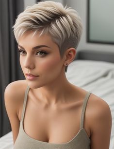 braided hairstyles Bob Pendek, Edgy Short Haircuts, Short Sassy Haircuts, Short Hair Images, Spiked Hair, Short Sassy Hair, Super Short Hair, Edgy Short Hair