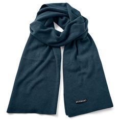 Buy Seizmont - Hiems | Dark Blue Wool-blend Scarf for only $59. Shop at Trendhim and get 365 day free returns. We take pride in providing an excellent experience. Tie A Necktie, Black Scarf, Dark Blue Color, Mens Scarves, Red Wool, Suit Accessories, Scarf Pattern, Blue Wool, Knit Scarf