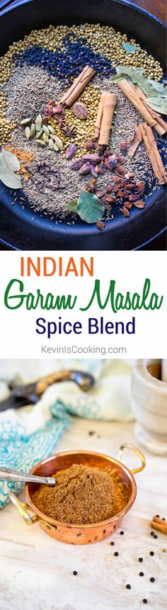 Exotic and aromatic Indian Garam Masala. www.keviniscooking.com Masala Spice Blend, Garam Masala Spice, Homemade Mixes, Spice Shop