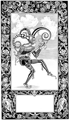 an illustration of a skeleton dancing