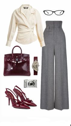 #outfits #classy #miumiu #birkin #hermes #corporate #office #independence #fashion #womenswear #itgirl #vintage Momma Outfits, Iconic Outfits, Chique Outfit, Outfits Classy, Chique Outfits, Elegant Fall, Girl Things