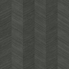 a black and white chevroned wallpaper with dark grey lines on the side