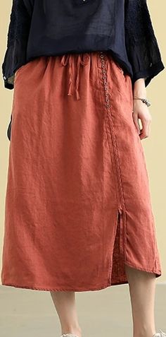 Casual linen loose fitting Women's Skirts Casual Linen Maxi Skirt, Casual Linen Skirt, Casual Asymmetrical Skirt In Solid Color, Casual Solid Color Flowy Wrap Skirt, Bohemian Long Skirt In Solid Color, Casual Flowy Wrap Skirt, Casual Cotton Wrap Skirt In Relaxed Fit, Casual Cotton Wrap Skirt, Casual Cotton Asymmetrical Maxi Skirt