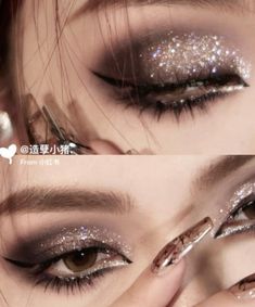 Wedding Makeup Glam, Chinese Fairy, Disco Makeup, Vampy Makeup, Ball Makeup, Prom Eye Makeup, Makeup Glam