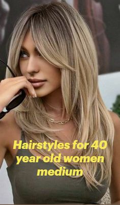 Medium Haircuts For Women With Fine Hair, Haircuts For Women In Their 40s, Hair Ideas For 40 Year Old Women, Hairstyles For 30's Woman, Professional Medium Hairstyles, Long Hair 40s, 40 Year Old Summer Outfits, Hair Cuts For 40 Year Old Women Long, How To Style Long Fine Hair