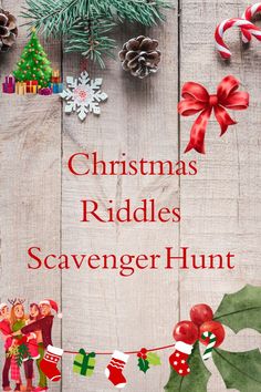 christmas riddles scavenger hunt